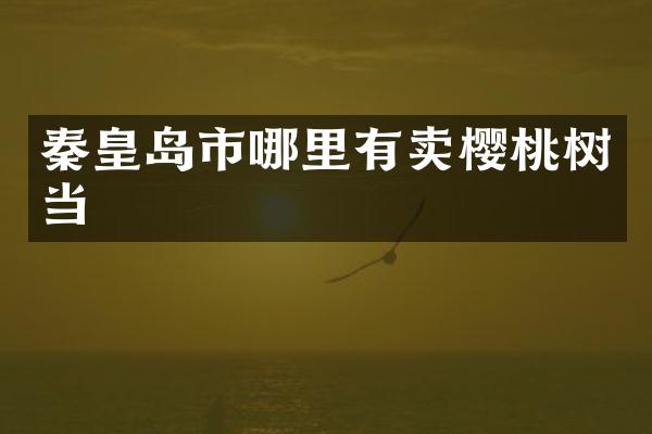 秦皇岛市哪里有卖樱桃树当
