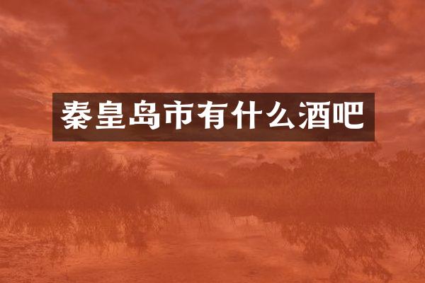秦皇岛市有什么酒吧