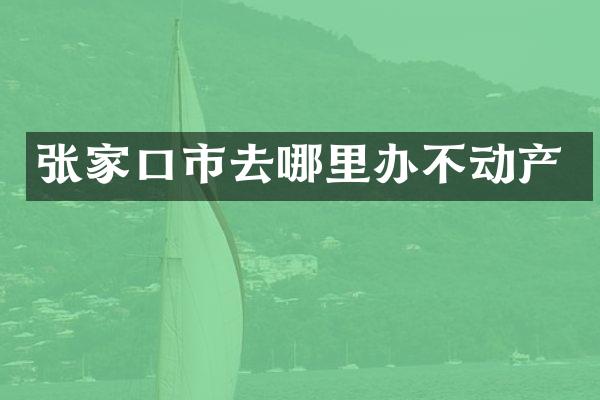 张家口市去哪里办不动产