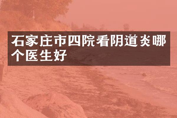 石家庄市四院看阴道炎哪个医生好