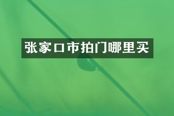 张家口市拍门哪里买