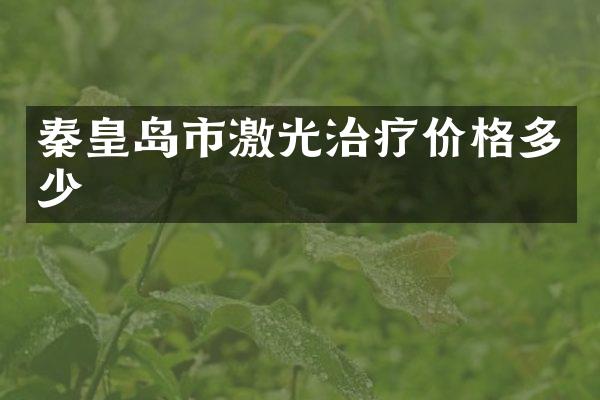 秦皇岛市激光治疗价格多少
