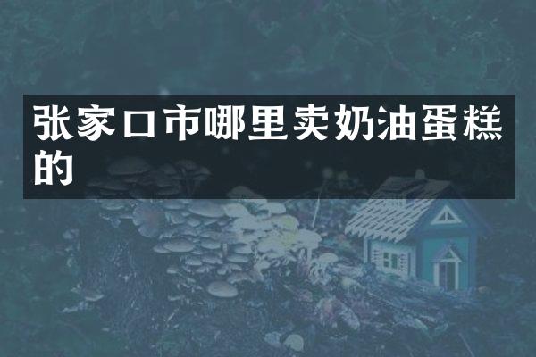 张家口市哪里卖奶油蛋糕的