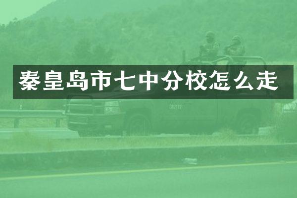 秦皇岛市七中分校怎么走