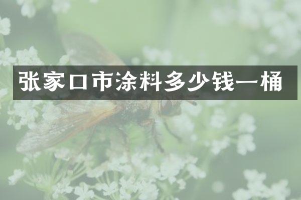 张家口市涂料多少钱一桶