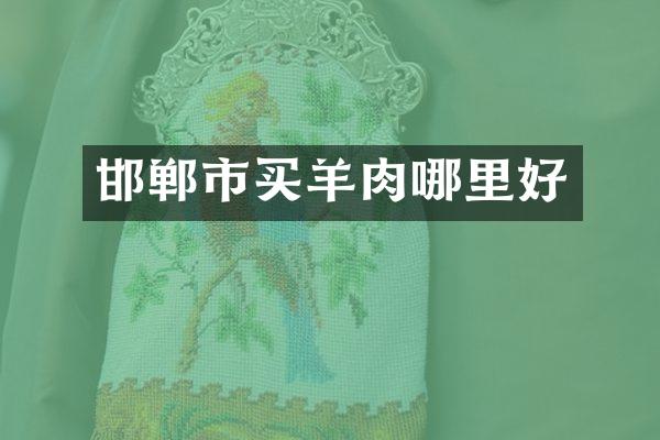 邯郸市买羊肉哪里好