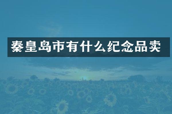 秦皇岛市有什么纪念品卖
