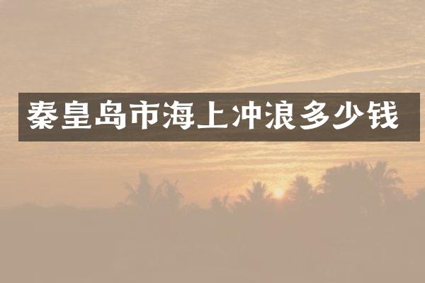 秦皇岛市海上冲浪多少钱