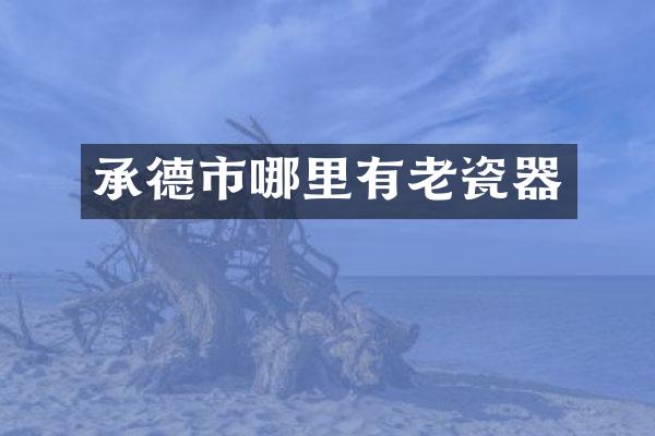承德市哪里有老瓷器