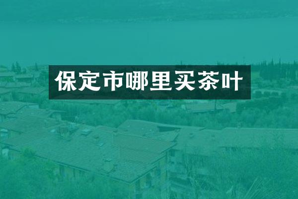 保定市哪里买茶叶