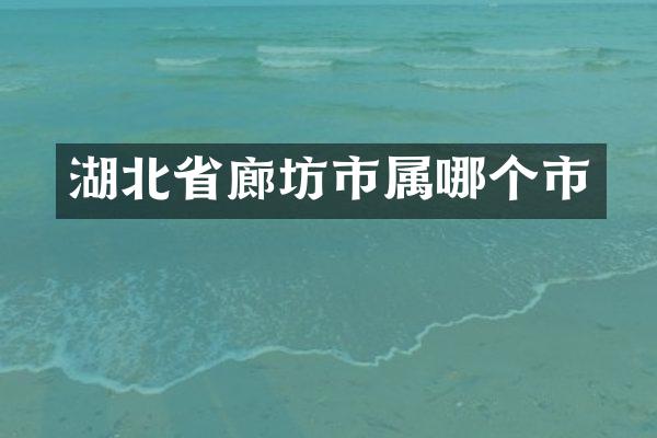 湖北省廊坊市属哪个市