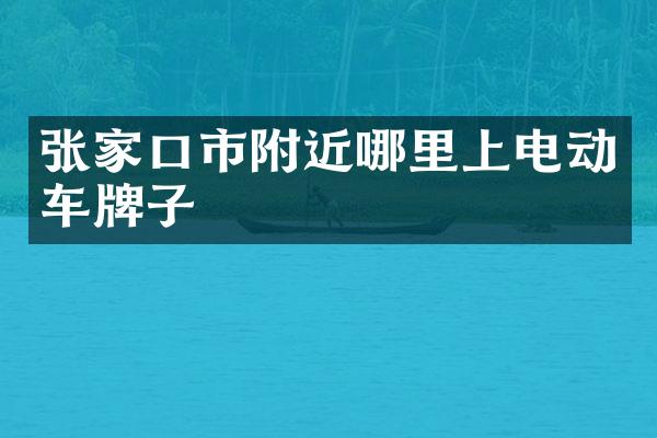 张家口市附近哪里上电动车牌子
