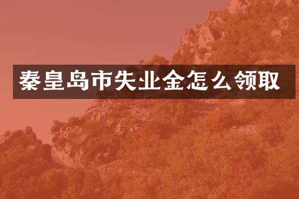 秦皇岛市失业金怎么领取