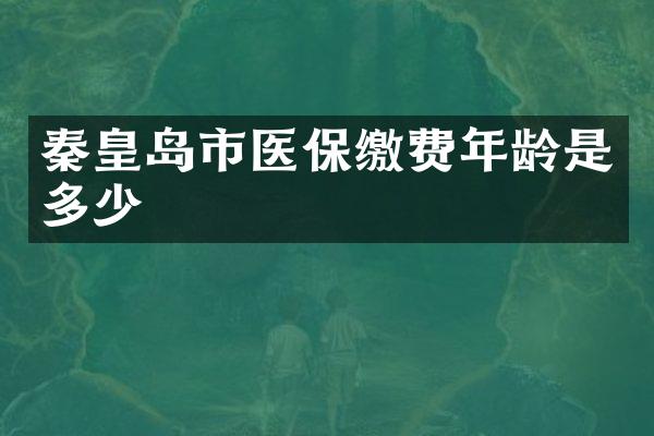秦皇岛市医保缴费年龄是多少