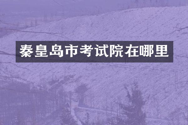 秦皇岛市考试院在哪里