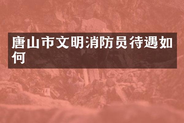 唐山市文明消防员待遇如何