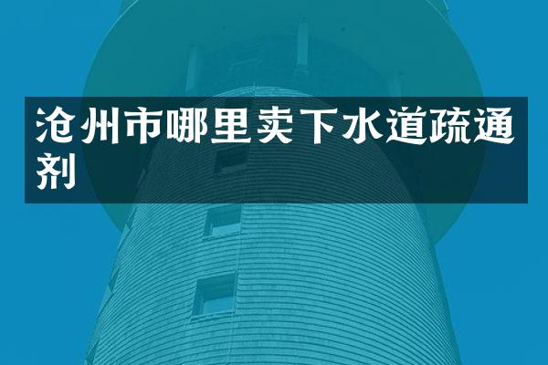 沧州市哪里卖下水道疏通剂