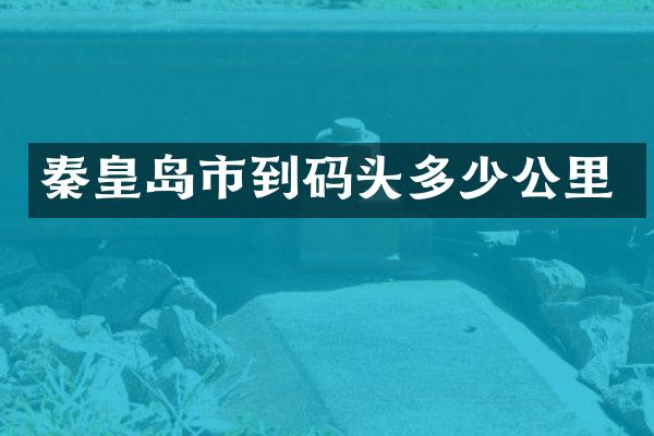 秦皇岛市到码头多少公里