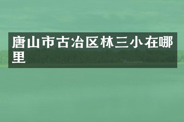 唐山市古冶区林三小在哪里