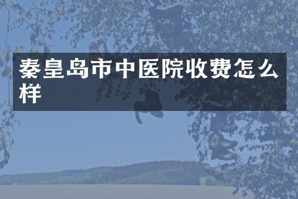 秦皇岛市中医院收费怎么样