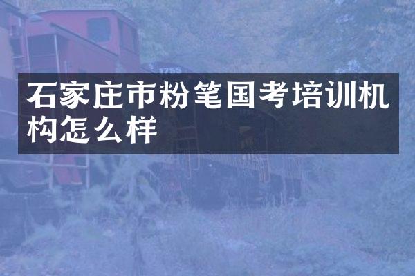 石家庄市粉笔国考培训机构怎么样