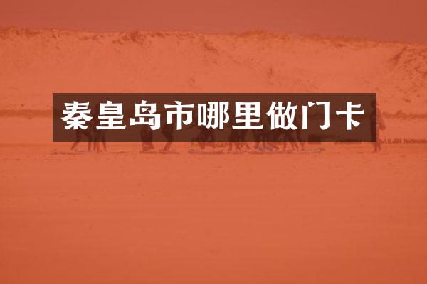 秦皇岛市哪里做门卡