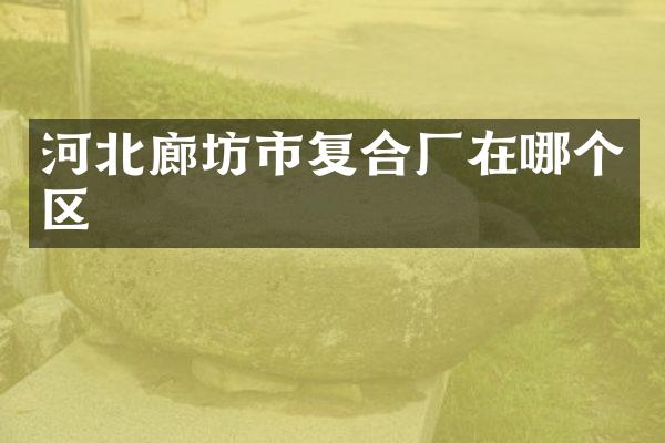 河北廊坊市复合厂在哪个区