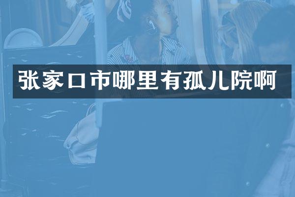 张家口市哪里有孤儿院啊