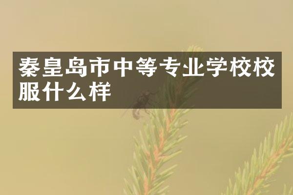 秦皇岛市中等专业学校校服什么样