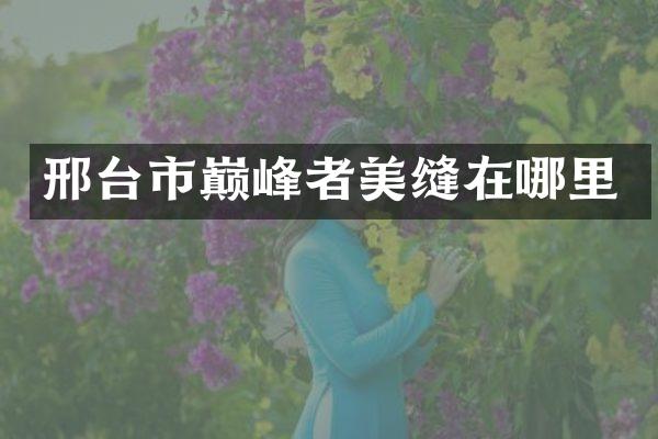 邢台市巅峰者美缝在哪里