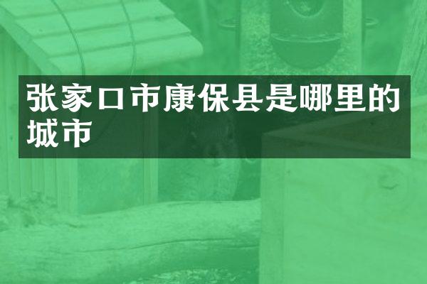 张家口市康保县是哪里的城市