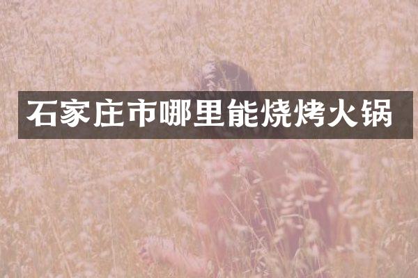 石家庄市哪里能烧烤火锅