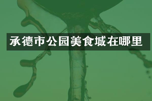 承德市公园美食城在哪里