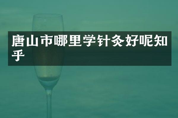 唐山市哪里学针灸好呢知乎