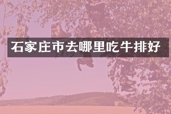 石家庄市去哪里吃牛排好