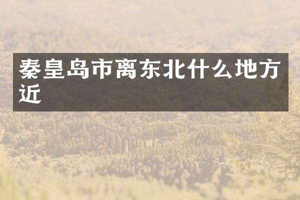 秦皇岛市离东北什么地方近
