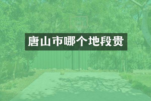 唐山市哪个地段贵