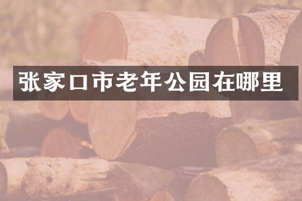 张家口市老年公园在哪里