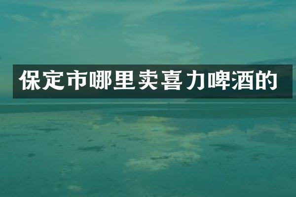 保定市哪里卖喜力啤酒的