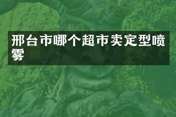 邢台市哪个超市卖定型喷雾