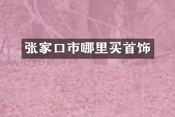张家口市哪里买首饰