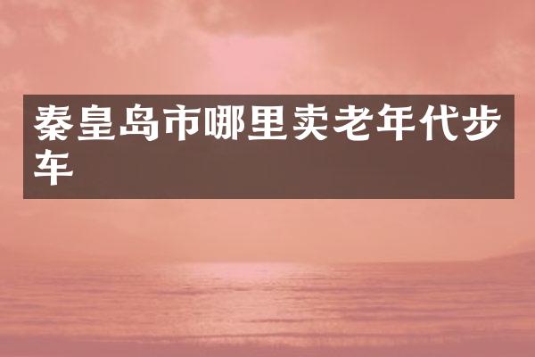 秦皇岛市哪里卖老年代步车