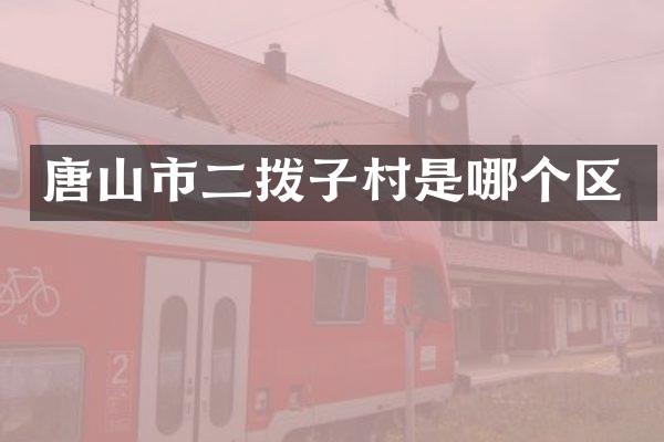 唐山市二拨子村是哪个区