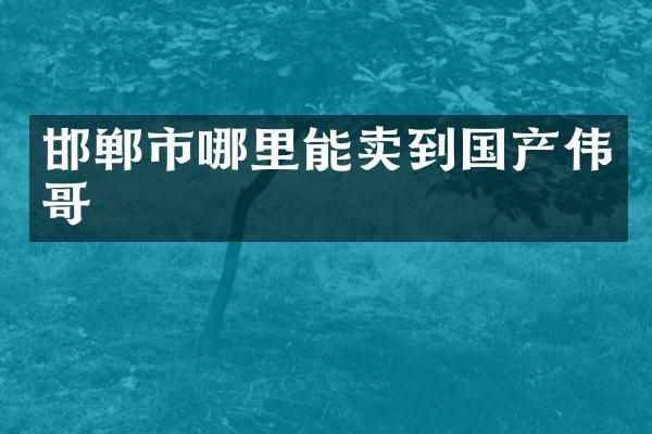 邯郸市哪里能卖到国产伟哥