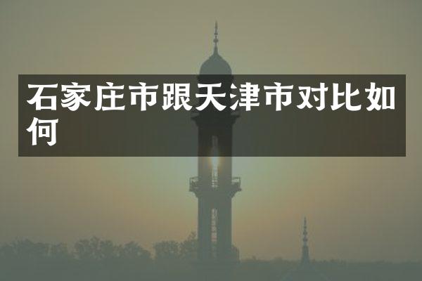石家庄市跟天津市对比如何