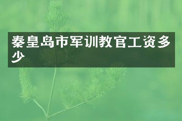 秦皇岛市军训教官工资多少