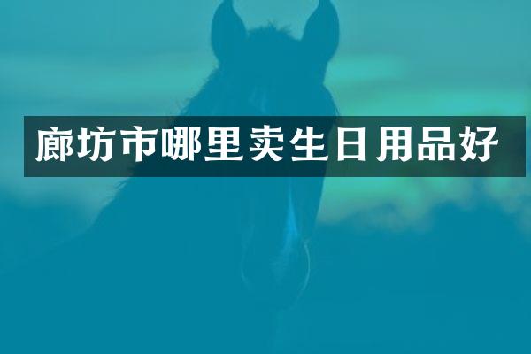廊坊市哪里卖生日用品好