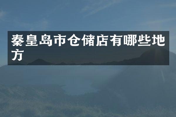 秦皇岛市仓储店有哪些地方
