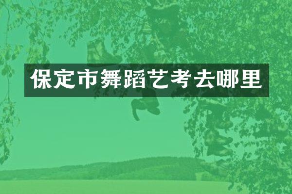 保定市舞蹈艺考去哪里