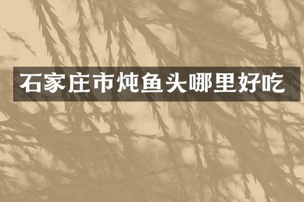 石家庄市炖鱼头哪里好吃